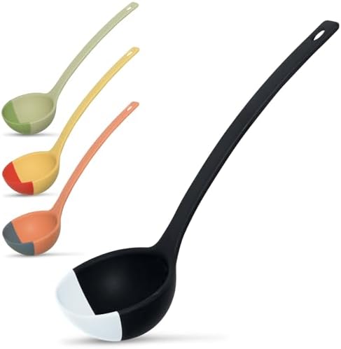 Silicone Spoon - Colorful Silicone Spatula Ladle by Unknown