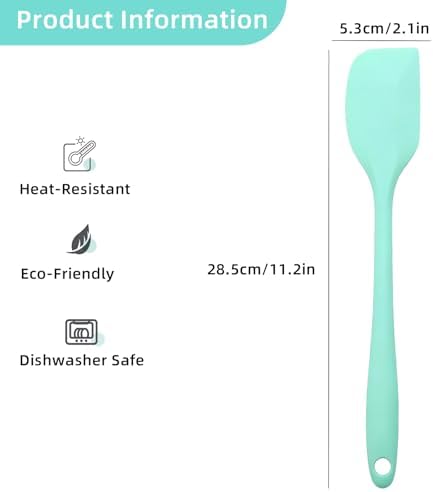 4 Pcs Silicone Spatula Set, Small Rubber Spatulas Silicone Heat Resistant - Image 2