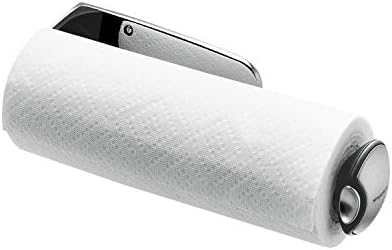 simplehuman Wall Mount Paper Towel Holder, Under-Cabinet or Wall Mounted Rack - Image 2