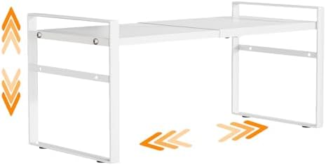 Expandable Cabinet Shelf Organizer Riser by LJHFUQHUHU