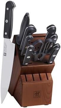 ZWILLING Gourmet 10-Piece Razor-Sharp German Knife Block Set, Made in by Zwilling