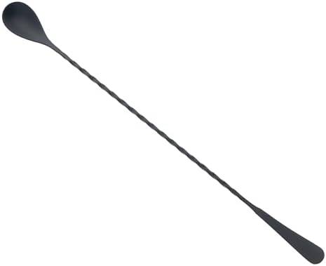 Barfly Standard Bar Spoon, Japanese Style 13 3/16", Matte Black by BarflybyMercer