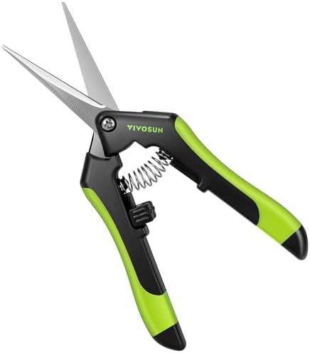 VIVOSUN Gardening Scissors, 6.5 Inch Hand Pruner, Pruning Shear by VIVOSUN