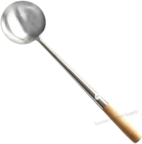 Sunrise Commercial Grade Wok Ladle 19.5" - Image 2