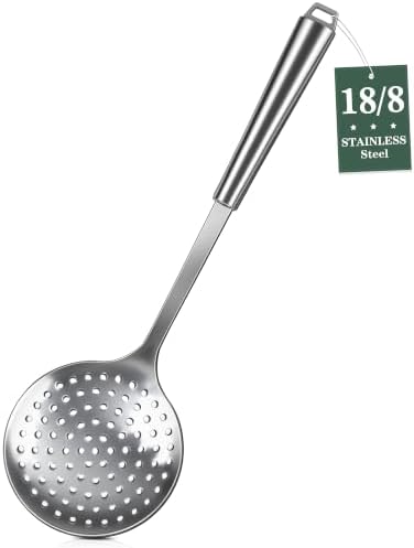 304 Stainless Steel Slotted Spoons by Unknown