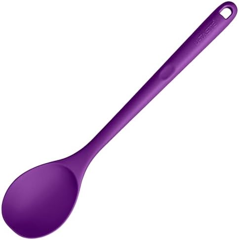 U-Taste Silicone Cooking Spoon, 13.3" Long Large Mixing Spoon by U-Taste