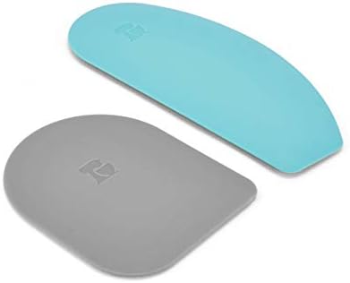 KitchenAid Gourmet Bowl Scraper, Aqua Sky and Storm Grey by Unknown