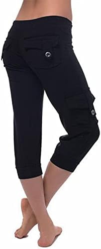 Cargo Capris for Women Casual Summer 2026 Plus Size Capri Pants Lightweight - Image 2