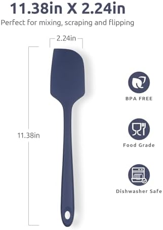 U-Taste Silicone Large Spatula, 600ºF High Temp, Midnight Blue - Image 2