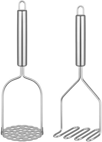 2PCS Stainless Steel Mashed Potato Masher by Unknown