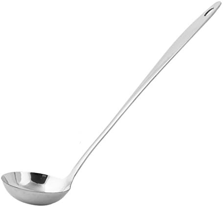 uxcell Canteen Dining Hall Long Handle Chef Cooking Utensil Soup Ladle 34cm by uxcell