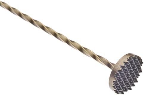 Barfly Bar Spoon with Muddler, 11 13/16", Antique Gold - Image 4