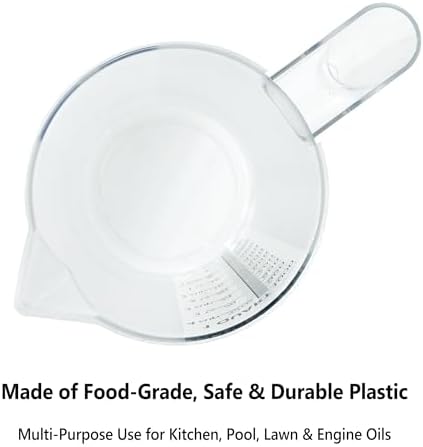 Plastic Measuring Cup with Handle, Pool Chemical Measuring Cup, Plastic - Image 4