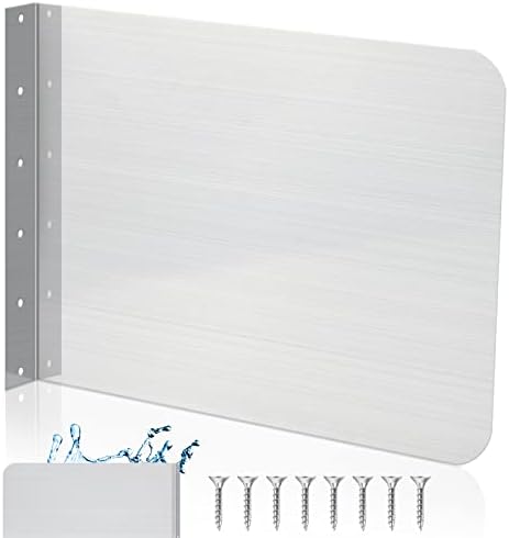 Amylove 17 x 12 Inch Stainless Steel Splash Guard by Amylove