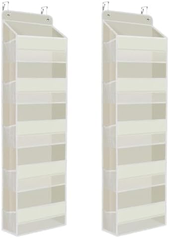 2 Pcs Over The Door Organizer Large Capacity Hanging Storage Room Organizer by SpaceHacks