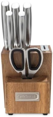 Cuisinart 7 Pc Stainless Steel Essentials Cutlery Block Set - Image 2