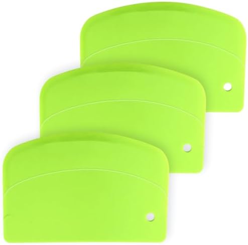 3PCS Dough Scraper Set, Bench Scraper by Unknown