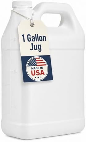 kitchentoolz 1 Gallon Water Jug – Heavy-Duty HDPE Carboy by KITCHENTOOLZ