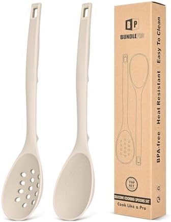 BUNDLEPRO Silicone Cooking Spoons by BUNDLEPRO