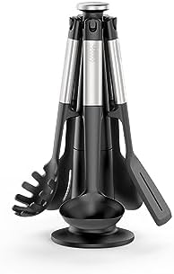 Joseph Joseph Elevate 5-piece Silicone Kitchen Utensils Carousel, BPA Free by Unknown