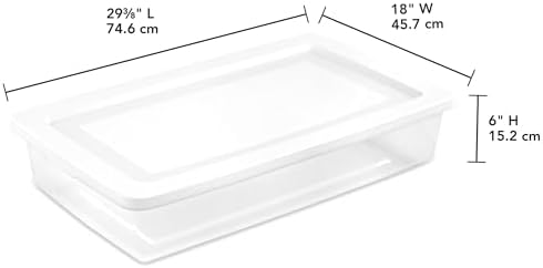 Sterilite Storage Box, Stackable Clear Plastic Bins, 41 Quart - Image 2