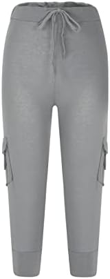Cargo Capris for Women Casual Summer 2026 Plus Size Capri Pants Lightweight - Image 4
