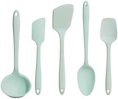 GIR: 5-Piece Silicone Ultimate Kitchen Utensils Set – Mint by GIRGetItRight