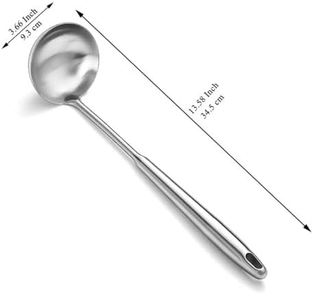 Stainless Steel Soup Ladle – Extra-Deep Large-Capacity Ladle - Image 2