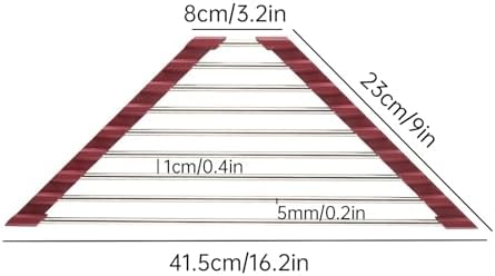 Tomorotec Triangle Roll Up Dish Drying Rack 304 Stainless Steel Wine Red - Image 7