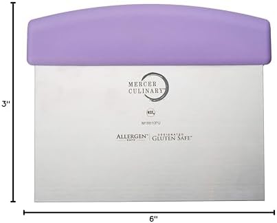 Mercer Culinary Millennia Bench Scraper, 6-Inch x 3-Inch Blade, - Image 6