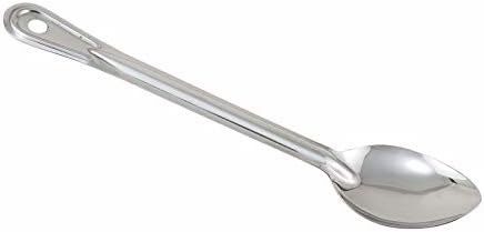 Winco BSOT-13 Solid Stainless Steel Basting Spoon by Winco