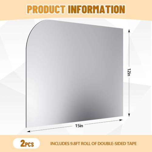 Lewtemi 2 Pcs 12" X 15" Sink Splash Guard - Image 2