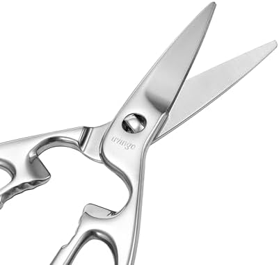 LIVINGO Kitchen Shears Heavy Duty Stainless Steel Multi Purpose Scissors - Image 2