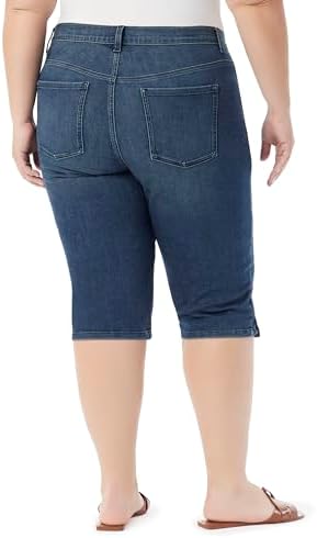 Gloria Vanderbilt Women's Amanda High Rise Skimmer Short Plus - Image 2