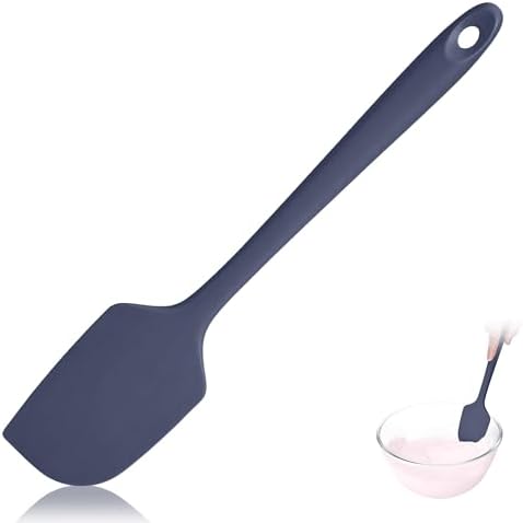 600ºF Heat Resistant Large Baking Silicone Spatula, Midnight Blue by Lilybeam