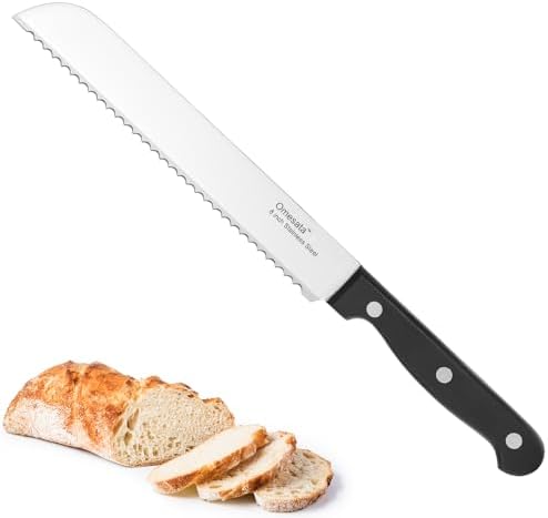 Omesata Bread Knife, Serrated Bread Knives by Omesata