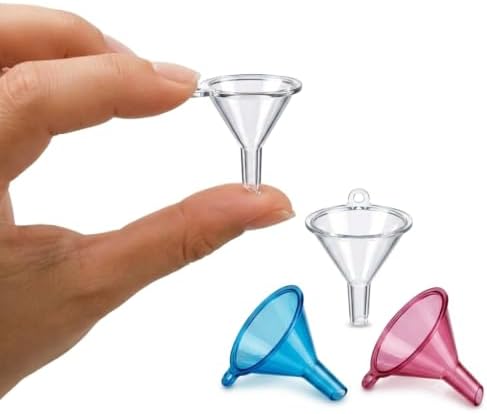 3-Pack Precision Mini Funnels, 6mm Spout, Mixed Colors by Unknown