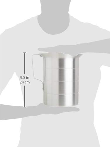 Winco 4 qt Aluminum Commercial Measuring Cup - Image 2