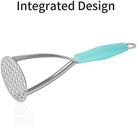 Joyoldelf Heavy Duty Stainless Steel Potato Masher, Professional Integrated - Image 3