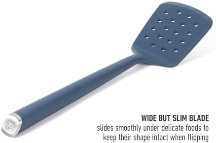 Calphalon Edge Silicone Slotted Turner, Flexible Silicone Slotted Spatula - Image 6