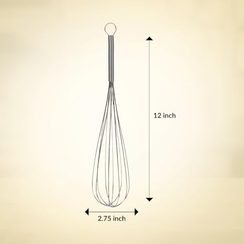 Mrs. Anderson’s Baking Egg and Batter Whisk, 18/8 Stainless Steel - Image 2