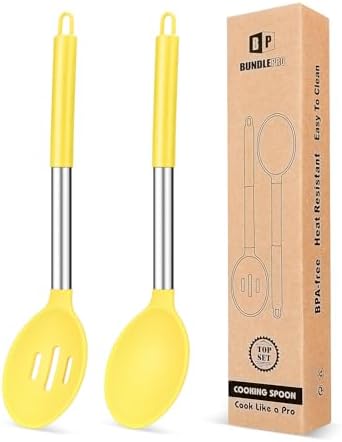 BUNDLEPRO Silicone Cooking Spoons by BUNDLEPRO
