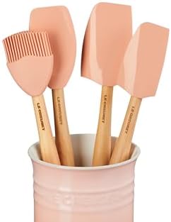 Le Creuset Stoneware & Silicone 5pc. Utensil Crock Set - Image 2