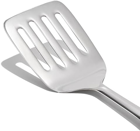 OXO Steel Cooking Turner, Stainless Steel Head - Image 2