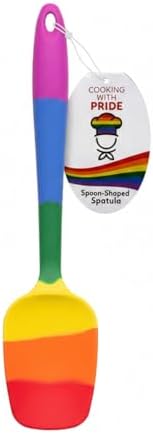 Cooking With Pride Non-Stick Spoon Spatula, Heat-Safe Silicone With Iron Core by Cooking+on+Mars