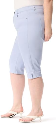 Gloria Vanderbilt Women's Amanda High Rise Skimmer Short Plus - Image 3