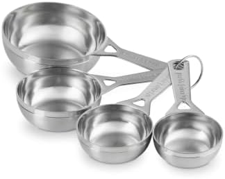 Le Creuset Stainless Steel Measuring Cups by Unknown