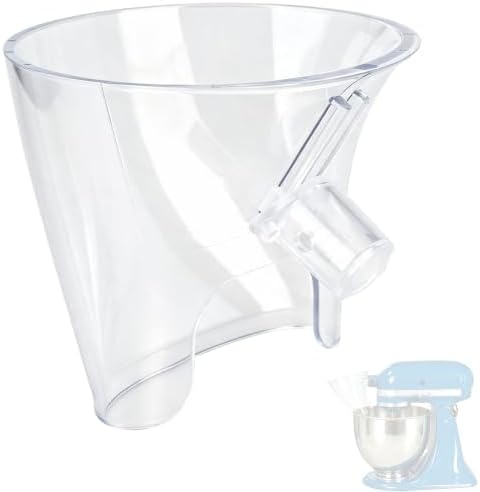 Flour Funnel for KitchenAid Stand Mixer, Anti-Splash Pouring Chute by Ophjerg