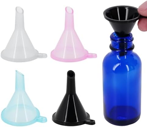 Mini Funnel 4-Pack for Lab Bottles, Sand Art, Essential Oil, Recreational by Unknown