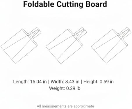 Foldable Cutting Board, PP Plastic Chopping Mat - Image 7